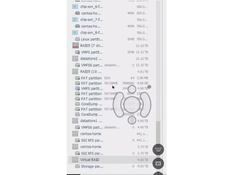VMFS6跨分区存储结构